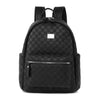 Fashionable Black Backpack, Large Capacity, with Adjustable Shoulder Straps, Multiple Compartments and Zippered Pockets, Suitable for School, Work, and Travel, Student Backpack